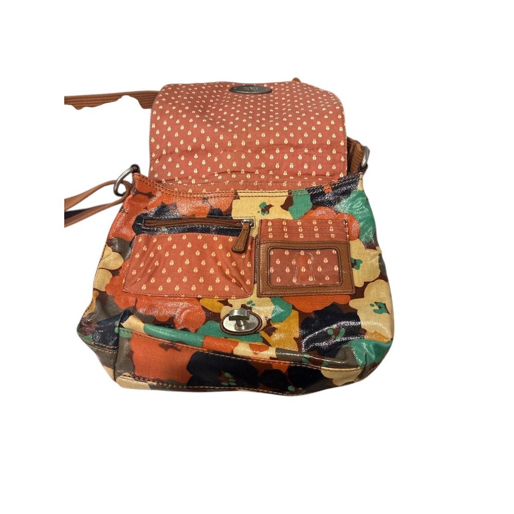 Fossil Floral Crossbody Purse | Key-Per Collection | Leather Trim - Picture 6 of 13